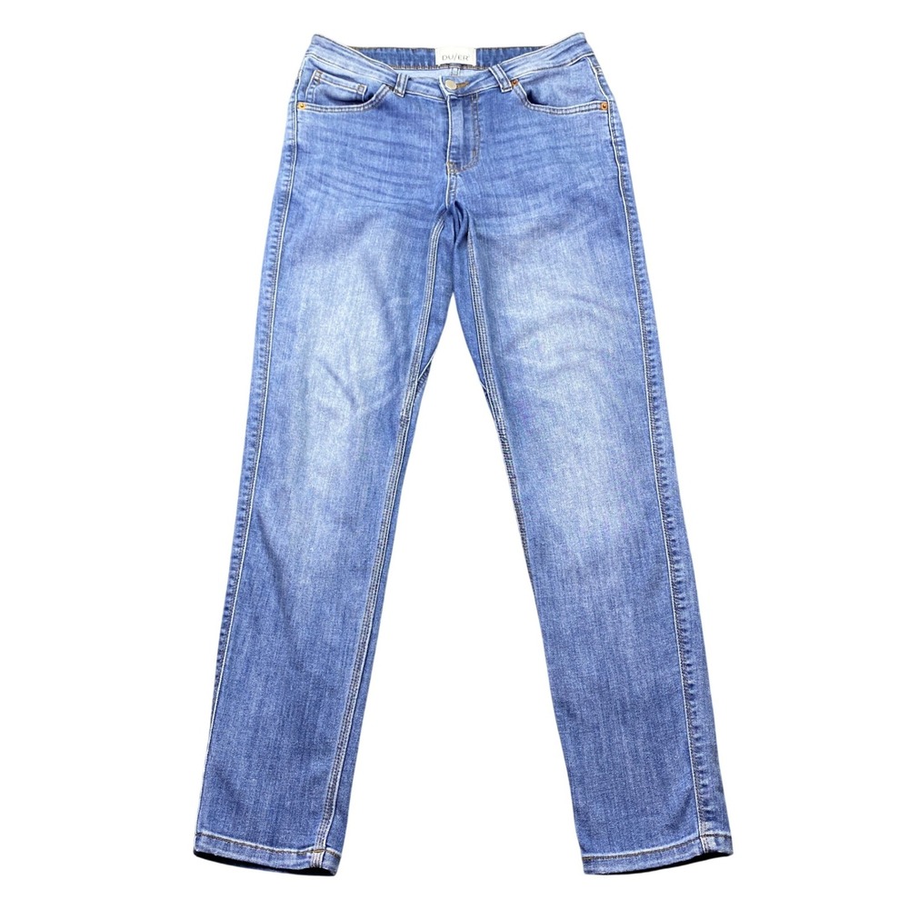 DU/ER Performance Denim Slim Straight Jeans Blue WFLR5001 Size 26 Grunge